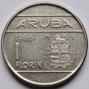 Аруба 1 флорин 1986 года 199