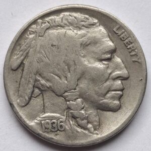 США 5 центов 1936 года "S" 199