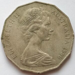 Австралия 50 центов 1980года. 116