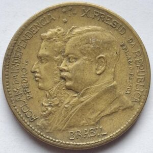 Бразилия 1000реалов 1922года. 100 лет независимости Бразилии 215
