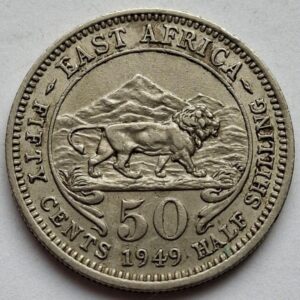 Британская Восточная Африка 50 центов, 1949года 188
