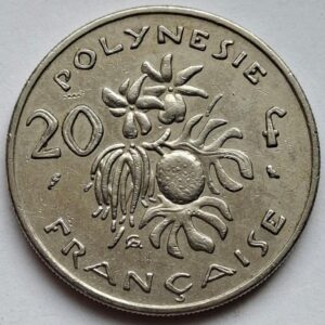 Французская Полинезия 20 франков, 1970года 188