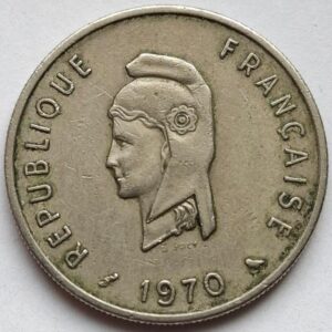 Французские афар и исса 50 франков, 1970года 188