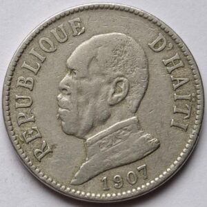Гаити 20 сантимов 1907года. Редкая! 216