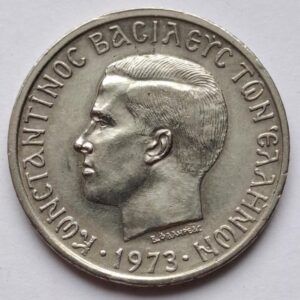 Греция 10 драхм 1973года 216