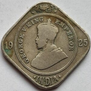Индия - Британская 2 анны, 1925года Редкая! 188