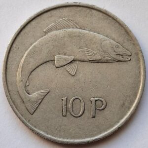 Ирландия 10 пенсов 1969года 216