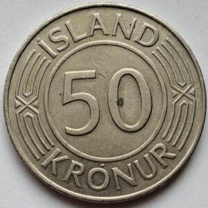 Исландия 50 крон, 1977года Не частая! 188