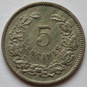 Люксембург 5 сантимов 1901года.. 116