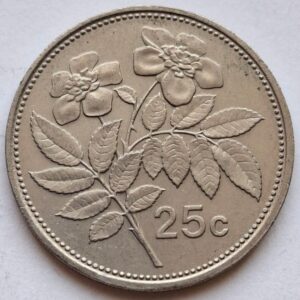 Мальта 25 центов 1995года 116