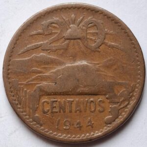 Мексика 20сентаво 1944года. 116