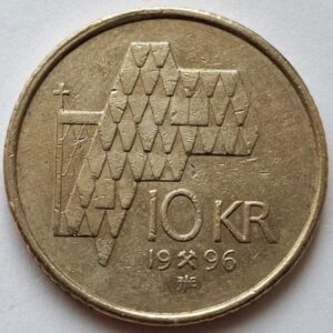 Норвегия 10 крон 1996года. 116