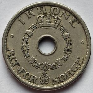 Норвегия 1 крона 1950года 215