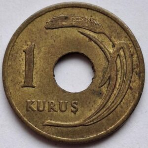 Турция 1 куруш 1950года. 114