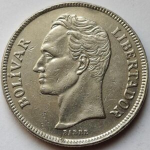 Венесуэла 5 боливаров 1973года. 114