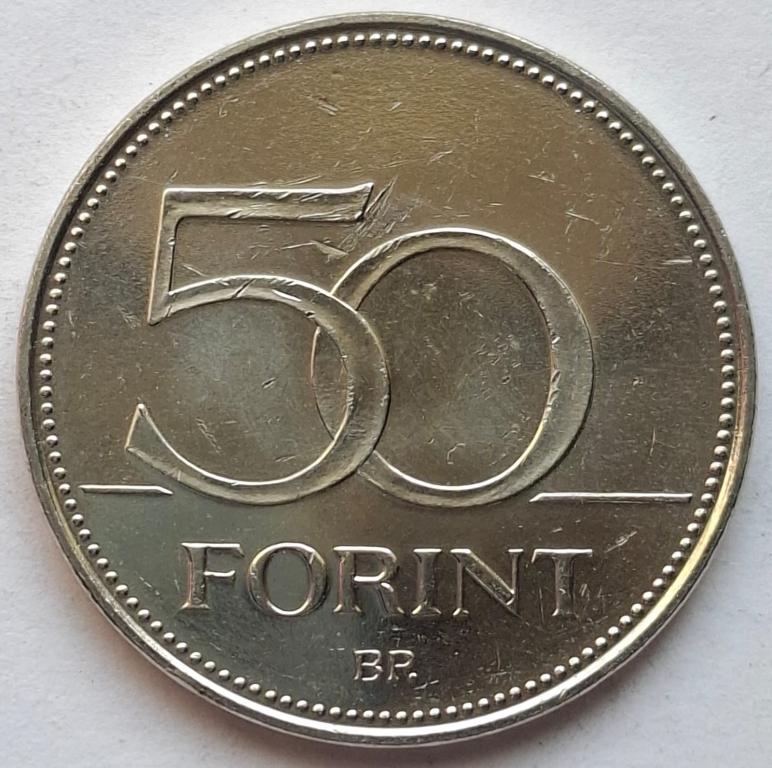 Венгрия 50 форинтов 2020года "150 лет Венгерской ассоциации пожарных" 111 — изображение 2