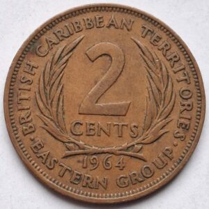 Восточные Карибы 2 цента, 1964года 112