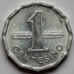 Уругвай 1 сентесимо 1977года 219