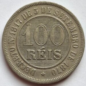 Бразилия 100 реалов 1886года   195